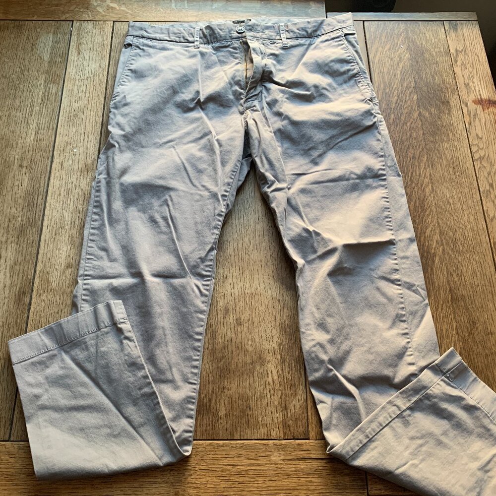 J Crew Stretch Chinos gray 32x32 Slim Fit